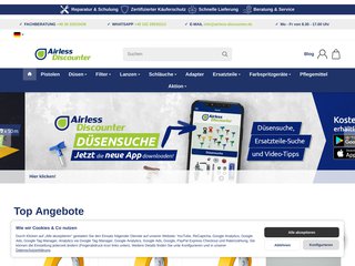 screenshot https://www.airless-discounter.de/index.php?language=fr 